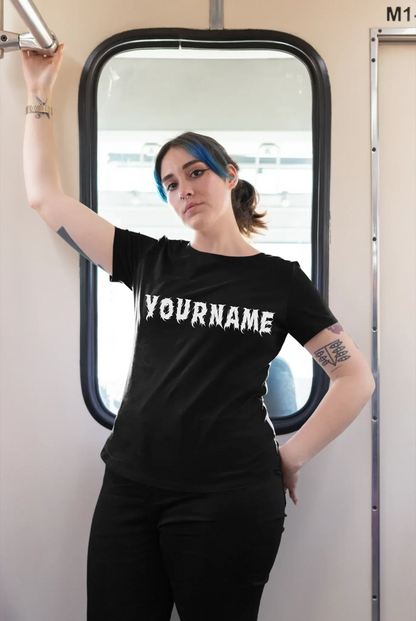 plus-size-tee-mockup-of-a-girl-with-a-nose-piercing-riding-the-train-25470