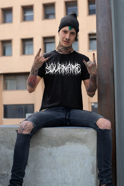 t-shirt-mockup-of-a-tattooed-man-making-a-rock-sign-26484